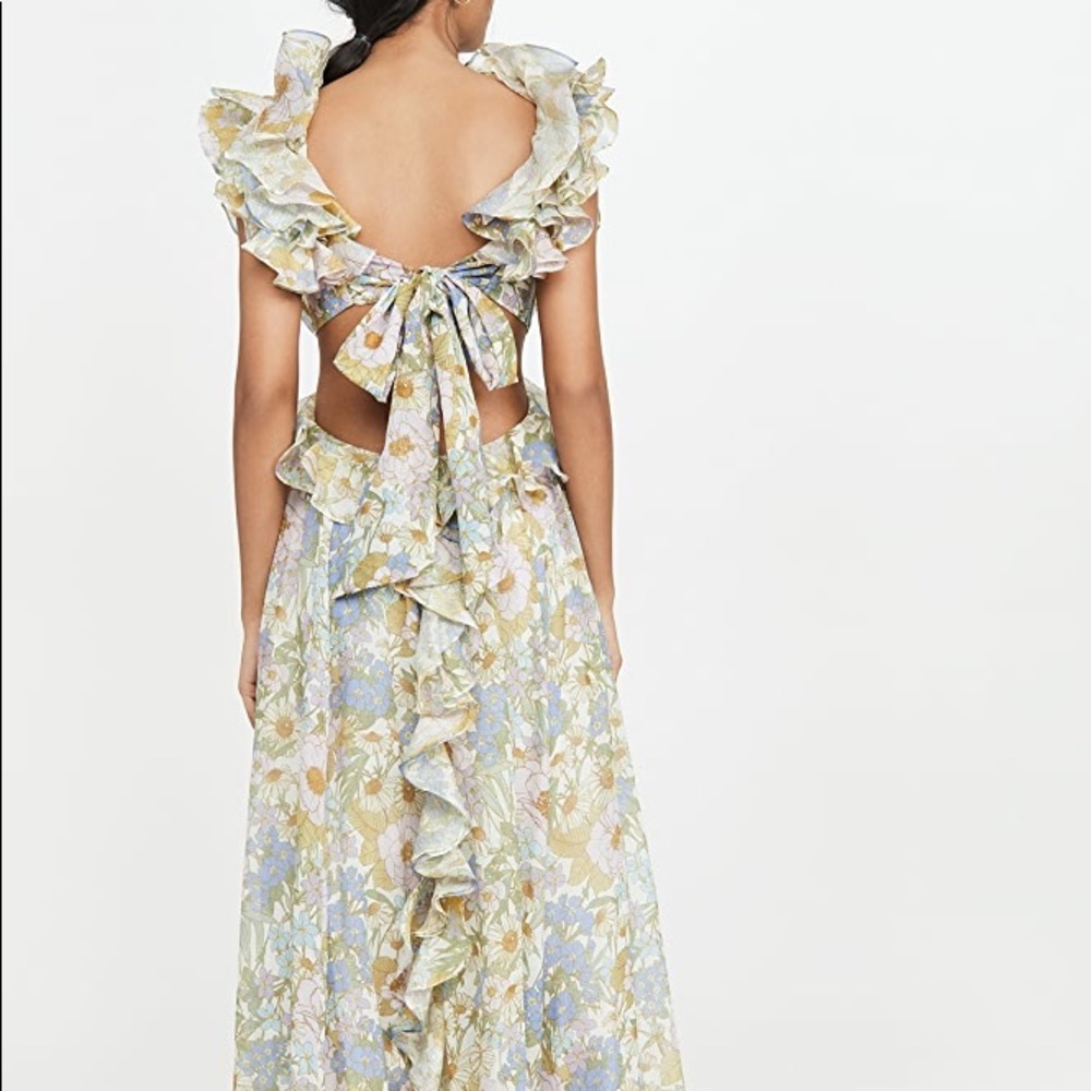 Floral Ruffle Maxi Dress - Picture 6 of 16